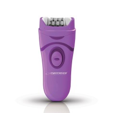 Epilator fara fir Esperanza Copacabana, 16 pensete, 2 trepte viteza, forma ergonomica, 13 x 5.5 x 2.5 cm, violet foto