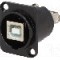 Conector {{Tip conector}}, colier (2 orificii), orificiu pentru &amp;#351;urub conic, pt. montare pe panou, CLIFF - CP30115
