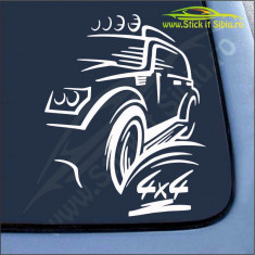 Off Road 4x4- Stickere Auto-Cod:ESV-016-Dim : 25 cm. x 20 cm. foto