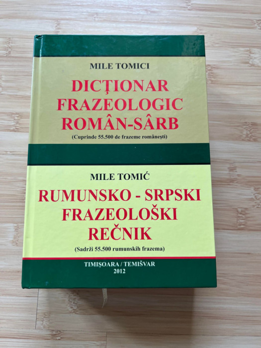 MILE TOMICI - DICTIONAR FRAZEOLOGIC ROMAN - SARB - 2012