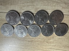 Monede rom&acirc;nești 100 lei 1991, 1992, 1993, 1994, 1995, 1996