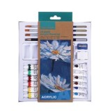 Cumpara ieftin Tempera Tree in Art, acrilica, cu accesorii incluse, 12 ml/culoare, 12 culori