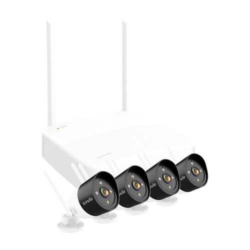 Kit NVR Wi-Fi si 4 camere WiFi de exterior, 3MP, Audio, Alarma - TENDA TND-K4W-3TC SafetyGuard Surveillance