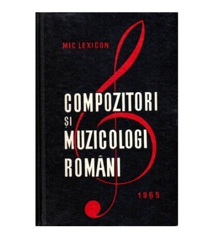 Viorel Cacoveanu - Compozitori si muzicologi romani - Mic lexicon -