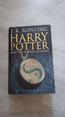 Harry Potter and the Deathly Hallows(1st edition-adult) negociabil foto