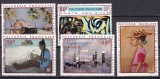 Polinezia 1970 pictura Gauguin MI 121-125 MNH