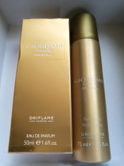 Parfum Giordani Gold Original + deodorant spray cadou, Oriflame foto