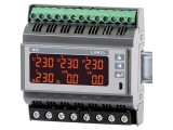 Aparat de Măsură Parametri Rețea LCD N43 pentru Șină DIN