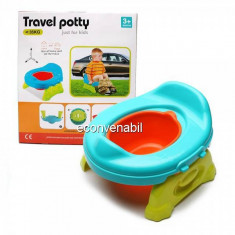 Olita Portabila cu Reductor WC Olita Calatorie Travel Potty foto