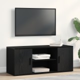vidaXL Dulap TV, stejar negru, 100x35x40 cm, lemn prelucrat