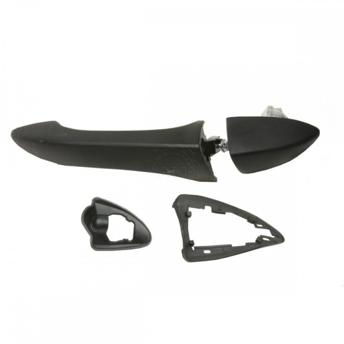 Maner exterior deschidere usa Bmw X5 (E53) 01.1999-05.2003, Bmw X5 (E53) 05.2003-10.2006, partea Dreapta, negru, grunduit, Fata, Spate, 51218243618,