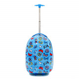 Troler pentru copii Joystick Albastru 46X30X24 ComfortTravel Luggage