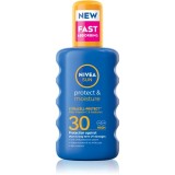NIVEA SUN Protect &amp; Moisture spray autobronzant hidratant SPF 30 200 ml