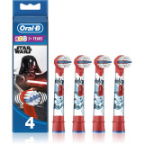 Oral B Vitality D100 Kids StarWars capete de schimb pentru periuta de dinti foarte moale 4 buc