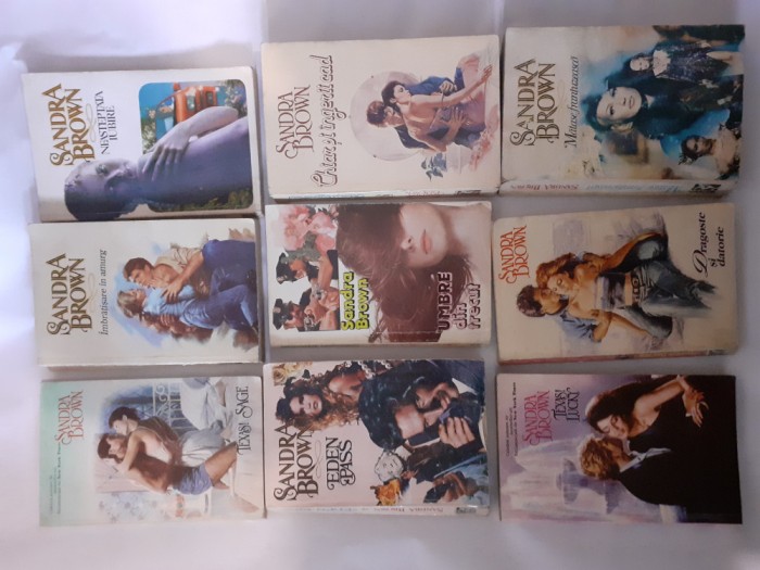 18 cărți de Sandra Brown