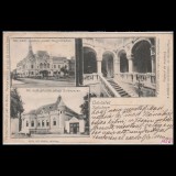 Carte poștală veche Oradea &ndash; Palatul Episcopal Oradea si Beius &ndash; 1908