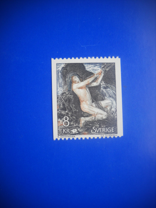 HOPCT TIMBRE SUEDIA MNH 1028 TABLOU PICTOR E JOSEPHSON-1 VALORI 1980-NESTAMPILAT