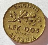 324. Moneda Albania 0.05 lek 1940