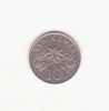 Singapore 10 cenți 1988 - ribbon upwards, Asia