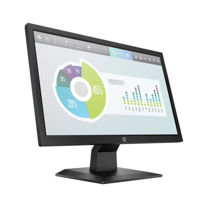 Monitor HP P204v, 19.5&quot;, 1600X900, LED, HDMI, VGA
