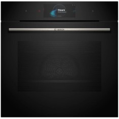 Cuptor incorporabil Bosch HRG7784B1, Electric, 71 l, Multifunctional, Perfect Steam, 22 functii , Autocuratare pirolitica, Grill, Air Fry, Home Connec