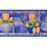 Bordura decorativa pentru copii, cu ursulet, H51424