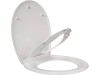 FALA Capac toaleta cu soft close, alb, 2 in 1