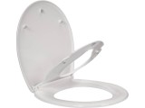 FALA Capac toaleta cu soft close, alb, 2 in 1