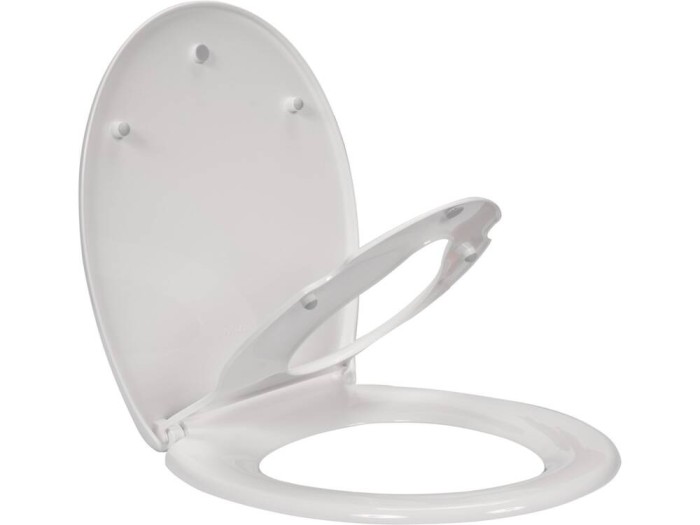 FALA Capac toaleta cu soft close, alb, 2 in 1