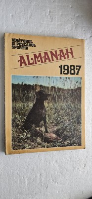 ALMANAHUL VANATORULUI SI PESCARULUI SPORTIV ANUL 1987 foto
