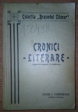 Petru I. Teodorescu - Cronici Literare (Brașovul Literar, 1936)