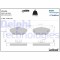 Delphi set placute frana, frana disc