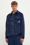 adidas Originals geacă Jacket barbati, culoarea albastru marin, de tranzitie, IX9609