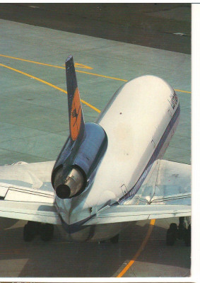 CPI B 11149 CARTE POSTALA - AVION. LUFTHANSA McDonnell Douglas DC10, LA SOL foto