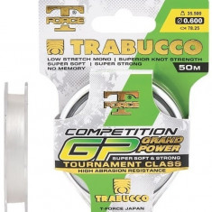 Fir Trabucco T-Force Competition GP, Transparent, 50m (Diametru fir: 0.20 mm)