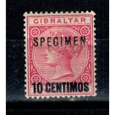 Gibraltar 1889 - Mi 16 nestampilata SPECIMEN