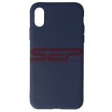 Husa iPhone XS Roz Mat TPU Silicon, Protectie Camera