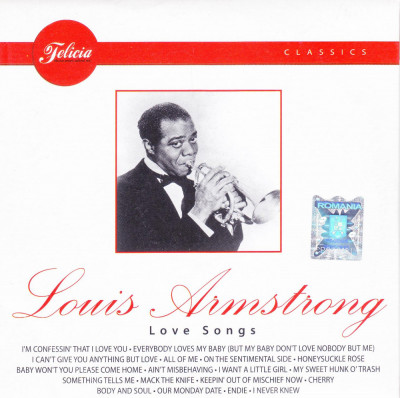 CD Jazz: Louis Armstrong - Love Songs ( original, ca nou ) foto