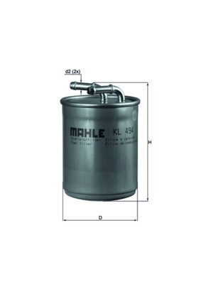 MAHLE KL 494 filtru combustibil foto