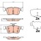 Set placute frana