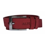 Curea barbati, casual, din piele naturala, BORDO MAT, 4.5cm - CK30BRD, MADE IN ROMANIA