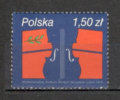 Polonia.1979 Concurs international de vioara Lublin MP.119 foto