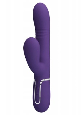 Vibrator Twinkled Tenderness Mariana, 4 in 1, Silicon, USB, Mov, 22.6 cm foto