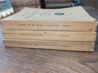 Dante - Infernul, Purgatoriul, Paradisul, 3 vol. Alexandru Marcu , 1933-1935 foto