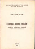 HST C2085 Fonemica limbii rom&acirc;ne 1978 Cornel Săteanu