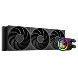Cooler procesor cu lichid ID-Cooling FX360 LCD PE negru cu display