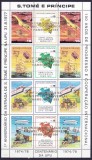DB1 Sao Tome 1983 UPU Supratipar Congres Filatelic Hamburg Transporturi MS MNH