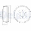 DELPHI BF559 Tambur frana