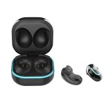 Resigilat Casti Smart Techstar&reg; S6SE Mini, Display Inteligent, Wireless, Bluetooth V5.1, Touch, 200mAh, pentru iPhone Xiaomi Huawei, Samsung, Negru