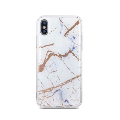 Husa HUAWEI Y6 2018 - Marble (Alb) foto